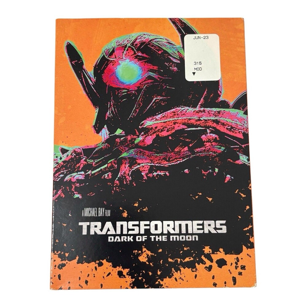 Transformers Dark Of The Moon DVD Limited Edition Slipcover